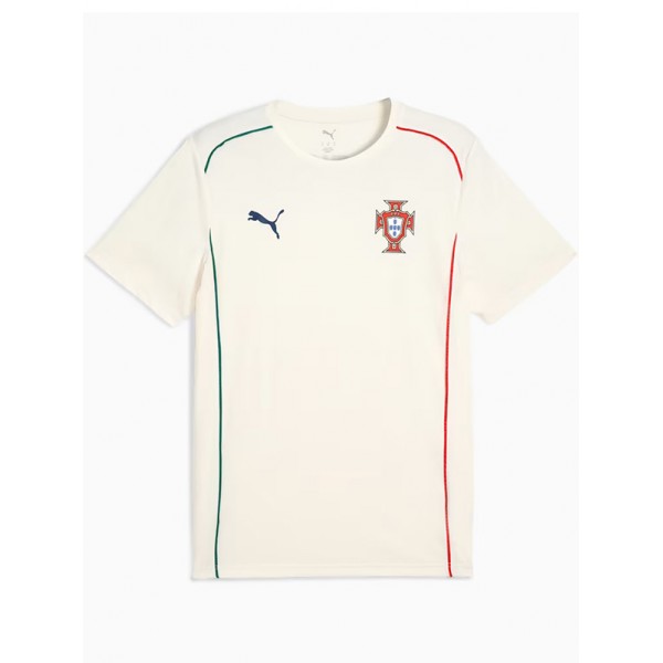 Portugal t-shirt décontracté pour adulte uniforme d'entraînement blanc spécial pour hommes vêtements de sport de football hauts de football chemise de sport 2025-2026